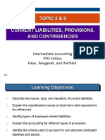 Topic 5 & 6 Current Liabilities, Provisions, and Contingencies