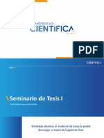 Seminario de Tesis 1 - (2019-2)