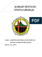 Karya Ilmiah Tentang Kreativitas Remaja