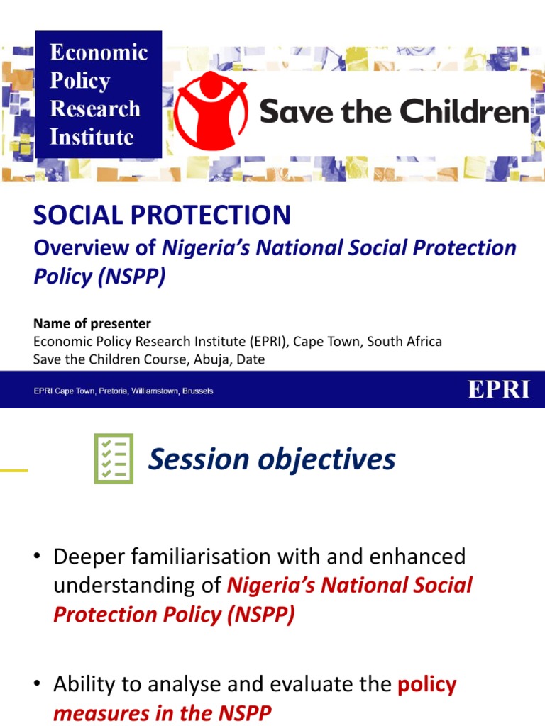 Day 1 Activity National Social Protection Policy | PDF | Social ...