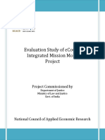 Report of Evaluation ECourts