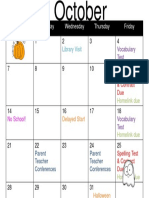 Editable 20192020 Calendar