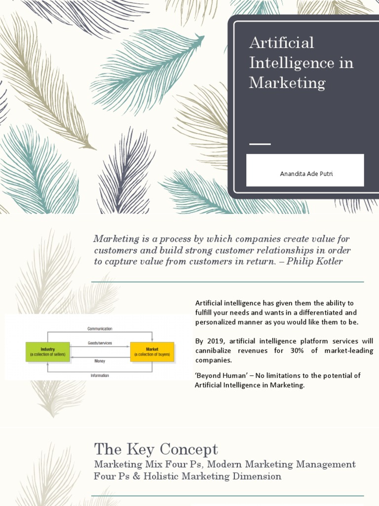Artificial Intelligence In Marketing Pdf Artificial Intelligence