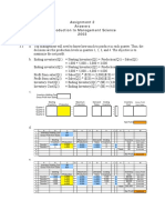 Answers To Assignment 2252