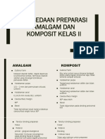 Perbedaan Preparasi Amalgam Dan Komposit