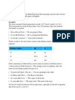 Deandà: Definite Article de À