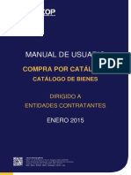 Manual SOCE Catálogo de Bienes Entidades Contratantes