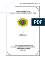 Panduan Statistika Non Parametrik SPSS 2018 FP