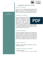 Argumento, Dialogo y Decido PDF