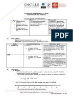 Lesson Plan in Mathematics