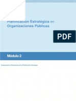 02-Curso Planificación Estratégica en Las Organizaciones Públicas - Módulo 2 - Dimensiones y Componentes de La Planificacion Estrategica