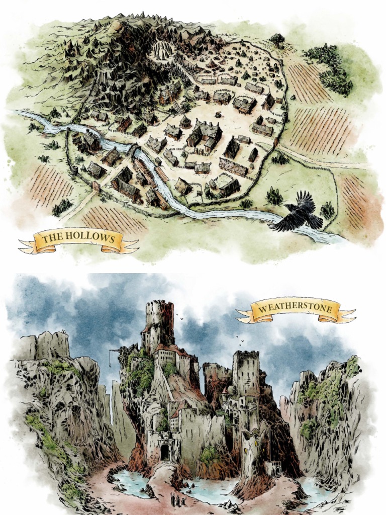 Forbidden Lands Adventure Sites Guide | PDF | Art