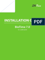 BioTime Installation Guide Version 1.3