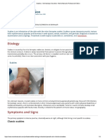 Scabies - Dermatologic Disorders - Merck Manuals Professional Edition