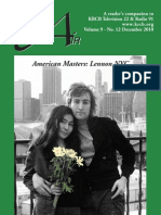 American Masters: Lennon NYC: A Reader's Companion To KRCB Television 22 & Radio 91 Volume 9 - No. 12 December 2010