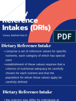 Dietary Reference Intakes (DRIs)