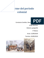 Informe Del Periodo Colonial