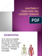 Anatomía y Fisiología Del Cuerpo Humano