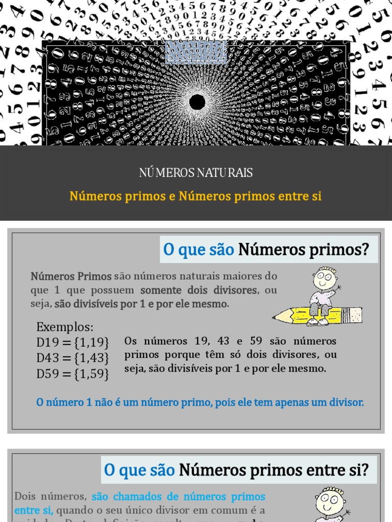 Números Primos e Primos Entre Si | PDF