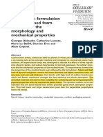 Effect of The Formulation of Starch-Based Foam Cushions On The Morphology and Mechanical Properties