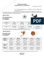 Actividades Deportivas