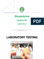 Laboratory Terms and Values