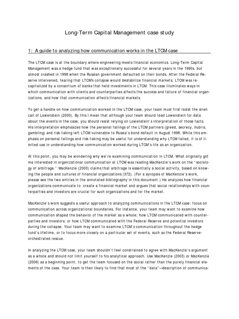 Ltcm case study pdf image