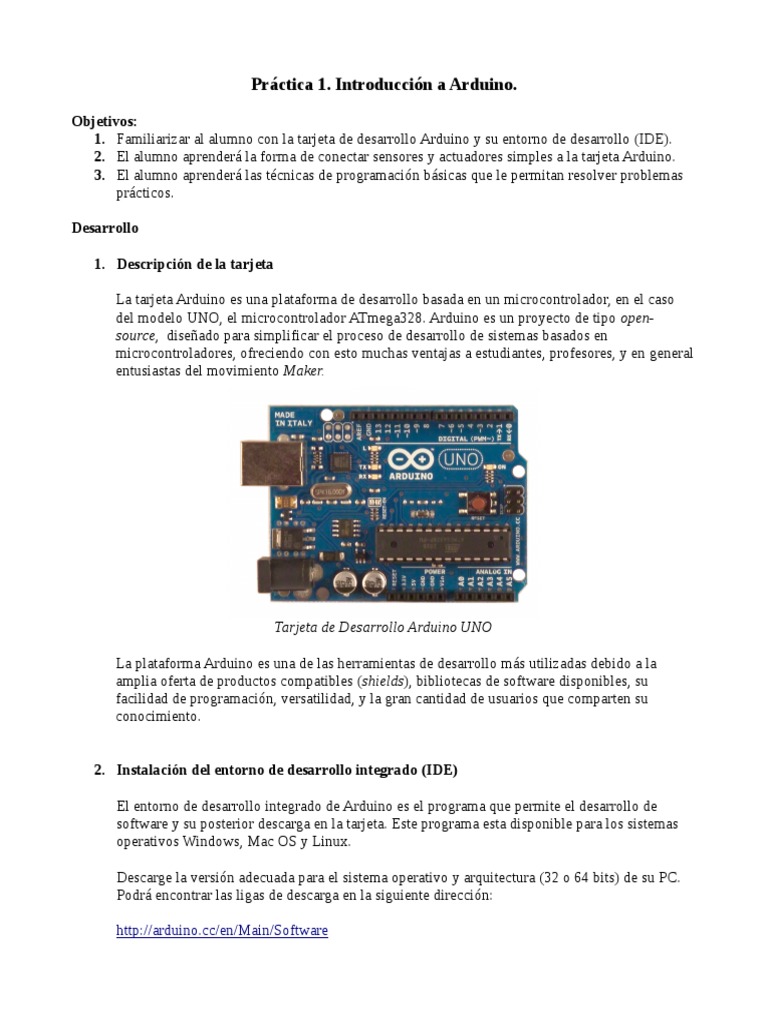 Introducción a Arduino y Python | PDF | Entorno de desarrollo integrado ...