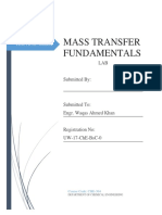 Mass Transfer Lab Notebook Fundamentals