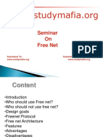 Seminar On Free Net: Submitted To: Submitted by