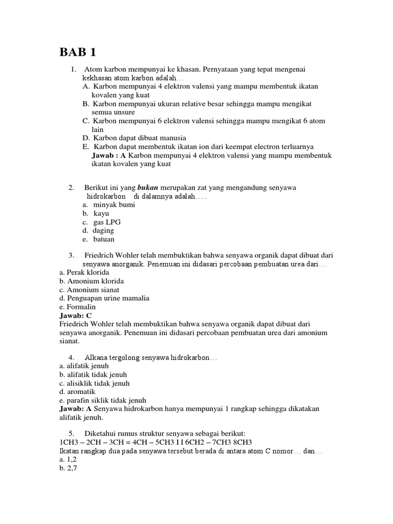 Alkana Tergolong Senyawa Hidrokarbon Masnurul