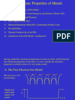 Electronic Properties Metals