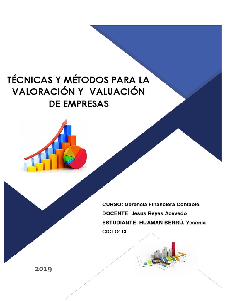 Tecnicas y Metodos para Valoracion y Valuacion de Empresas | PDF ...