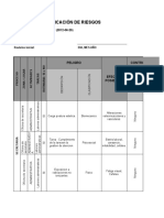 Matrix de Identificacion de Riesgos