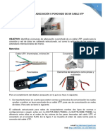 Proceso de Adecuación o Ponchado de Un Cable Utp para Uso de Conexión Entre Ordenadores