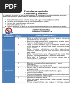 Tabla de Evidencias Completas