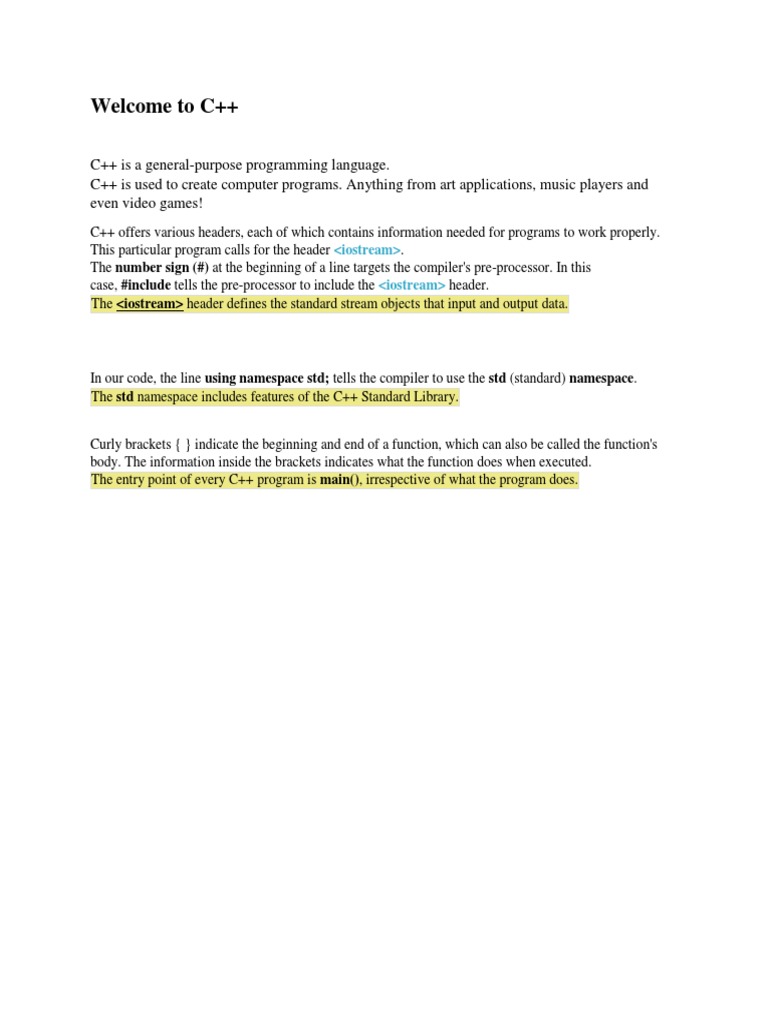 Welcome To C | PDF | Art | Computers