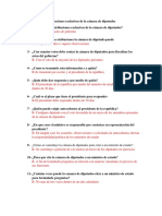 Atribuciones Exclusivas de La Cámara de Diputados Articulo 52 Constitucion Politica de Chile
