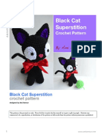 Black Cat Superstition Crochet Pattern