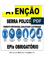 Placa Segurança Policorte