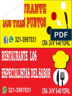 Aviso de Restaurante