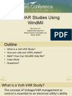 Volt VAR Studies Using WindMil - Jim Cross