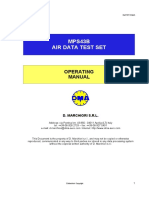 MPS43B Air Data Test Set: Operating Manual