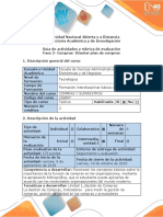 Guía de Actividades y Rúbrica de Evaluación - Fase 2 - Compras