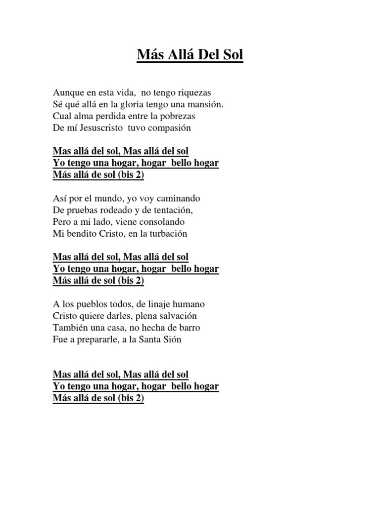 Más Allá Del Sol PDF