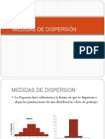 Medidas de Dispersión