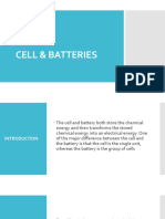 Cell & Batteries