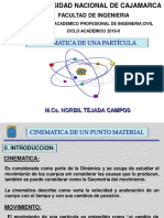 Cinematica de Una Particula PDF