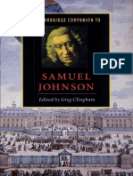 The Cambridge Companion To Samuel Johnson Cambridg PDF