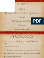 Diapositivas Introducción a PHP